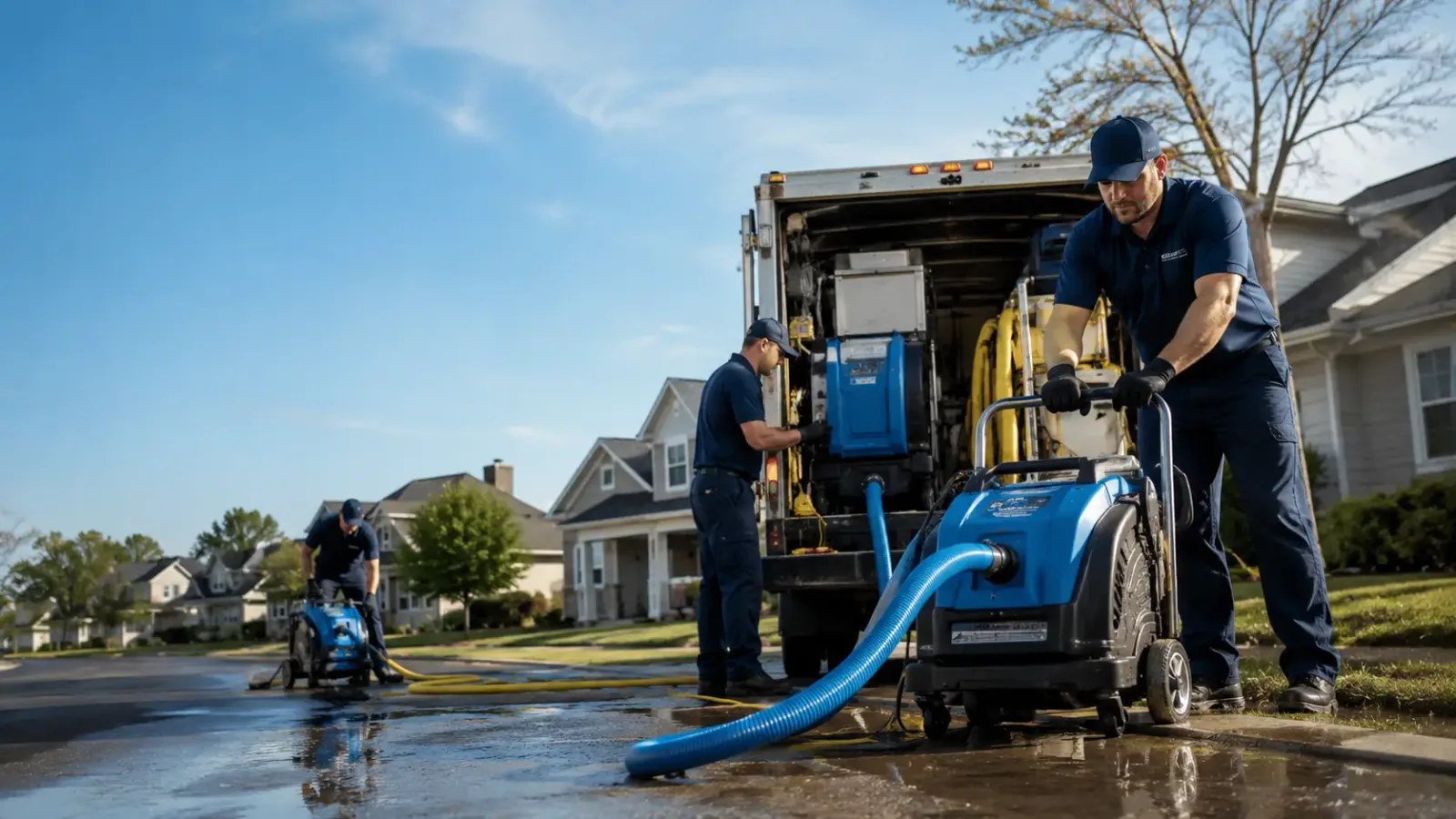 Flood Damage Cleanup in Fall Creek, WI